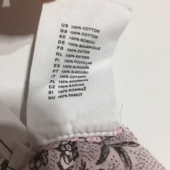 H&M light pink floral blouse - Picture 7 of 7